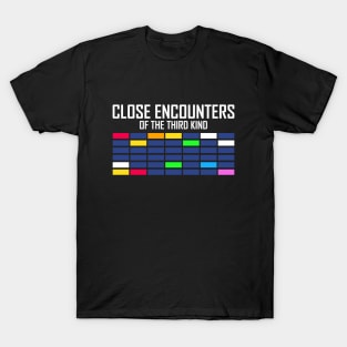 Close Encounters of the Third Kind, Musical-tone Color Code Board T-Shirt